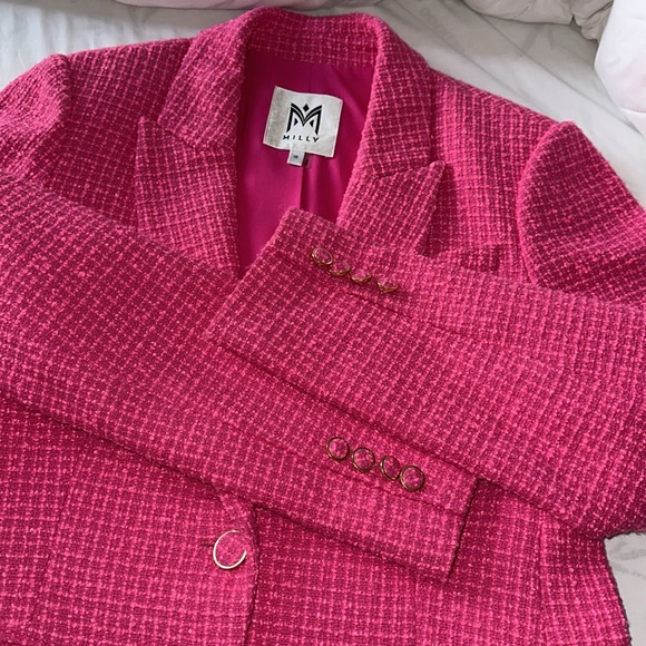 Hot Pink Avery Boucle Milly Blazer⭐️ - Picture 11 of 11